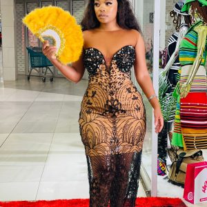 Elegant Traditional Midi Dress