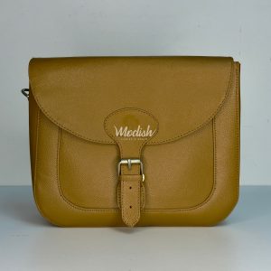 Unisex Mustard Leather Bag