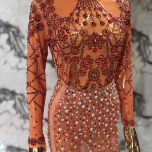 Tangerine Pearl Couture