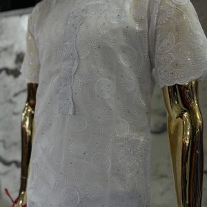 White Mens Two-Piece