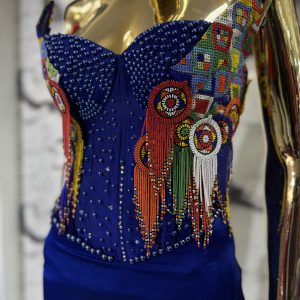 Royal Blue Traditional Dress