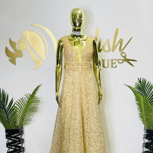 Formal Gold Party Dress